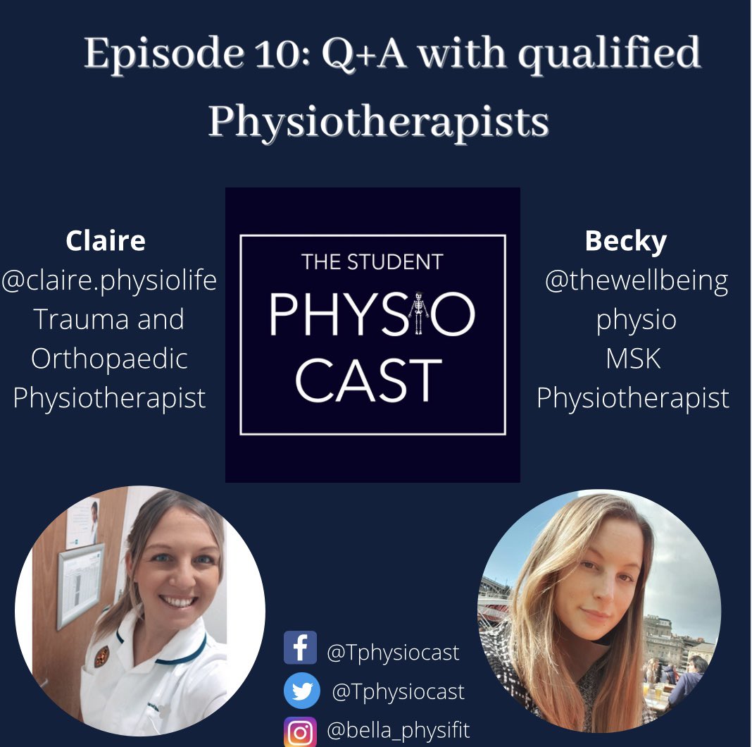 🔔Final episode out now!!🔔 Your questions answered by physiotherapists!!! 👀🤩 #thestudentphysiocast #podcast #nhs #cspstudent #csp #physiotherapists #physiotherapy