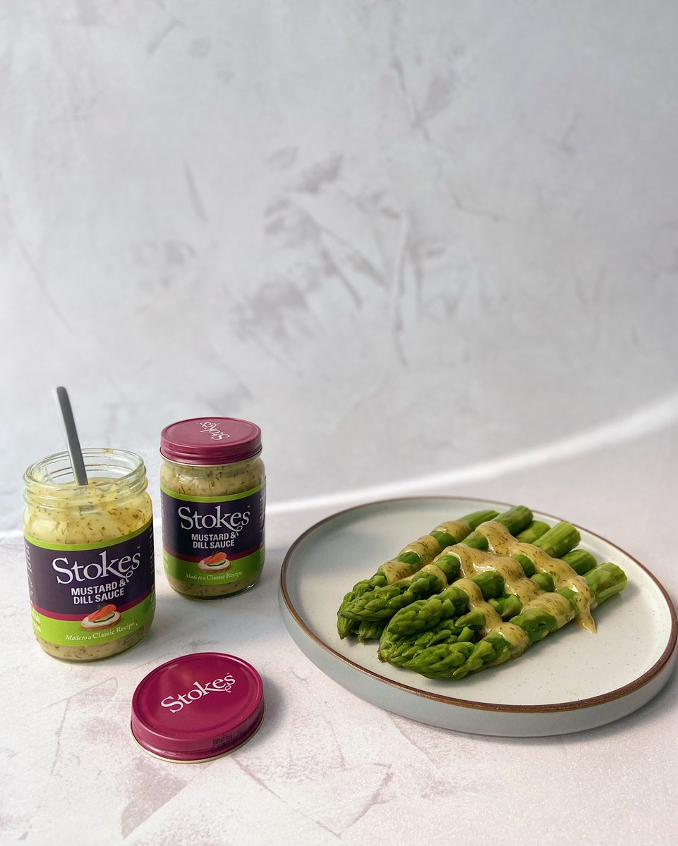 We've put together a celebratory competition to celebrate the start of the season. 🎉 Head over to our Instagram page for a chance to win a delicious bundle of British Asparagus and @StokesSauces Mustard and Dill sauce!