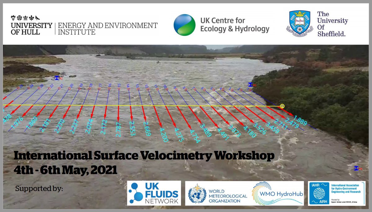 Prof. Dan Parsons @LboroUniversity ππ§π°πβ½οΈπβ³π (@bedform) on Twitter photo πππProgramme for the International Surface Velocimetry Workshop! Over 40 speakers from around the world. Hosted by <a href="/EEIatHull/">Energy and Environment Institute</a> <a href="/UK_CEH/">UKCEH</a> <a href="/sheffielduni/">The University of Sheffield</a> w/ <a href="/WMO/">World Meteorological Organization</a> & <a href="/IAHR/">IAHR π§</a>. It is free!! - register here: eventbrite.co.uk/e/internationaβ¦ >> zoom links will be emailed to registered participants πππProgramme for the International Surface Velocimetry Workshop! Over 40 speakers from around the world. Hosted by <a href="/EEIatHull/">Energy and Environment Institute</a> <a href="/UK_CEH/">UKCEH</a> <a href="/sheffielduni/">The University of Sheffield</a> w/ <a href="/WMO/">World Meteorological Organization</a> & <a href="/IAHR/">IAHR π§</a>. It is free!! - register here: eventbrite.co.uk/e/internationaβ¦ >> zoom links will be emailed to registered participants