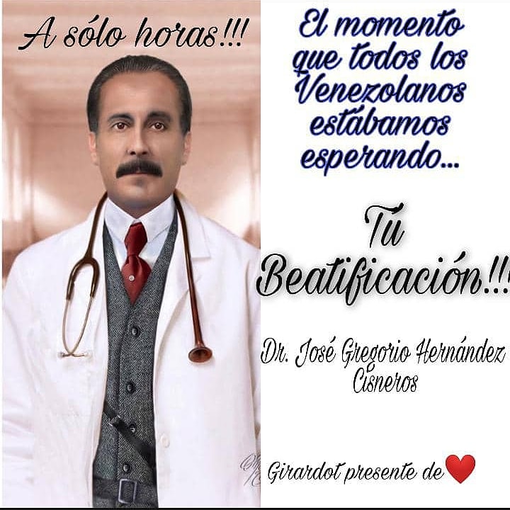 PsuvGirardotPo1's tweet photo. Desde Girardot te pedimos en tu beatificación q sanes a todos los pacientes q están luchando contra el virus y vuelvan a sus casas totalmente sanos 🙏 haznos un milagro en toda Venezuela Doctor José gregorio Hernández .... Amén 
#MaracayConFe 
#PedroEsMcy 
@RafaelGirardot https://t.co/OuZCpp2nni