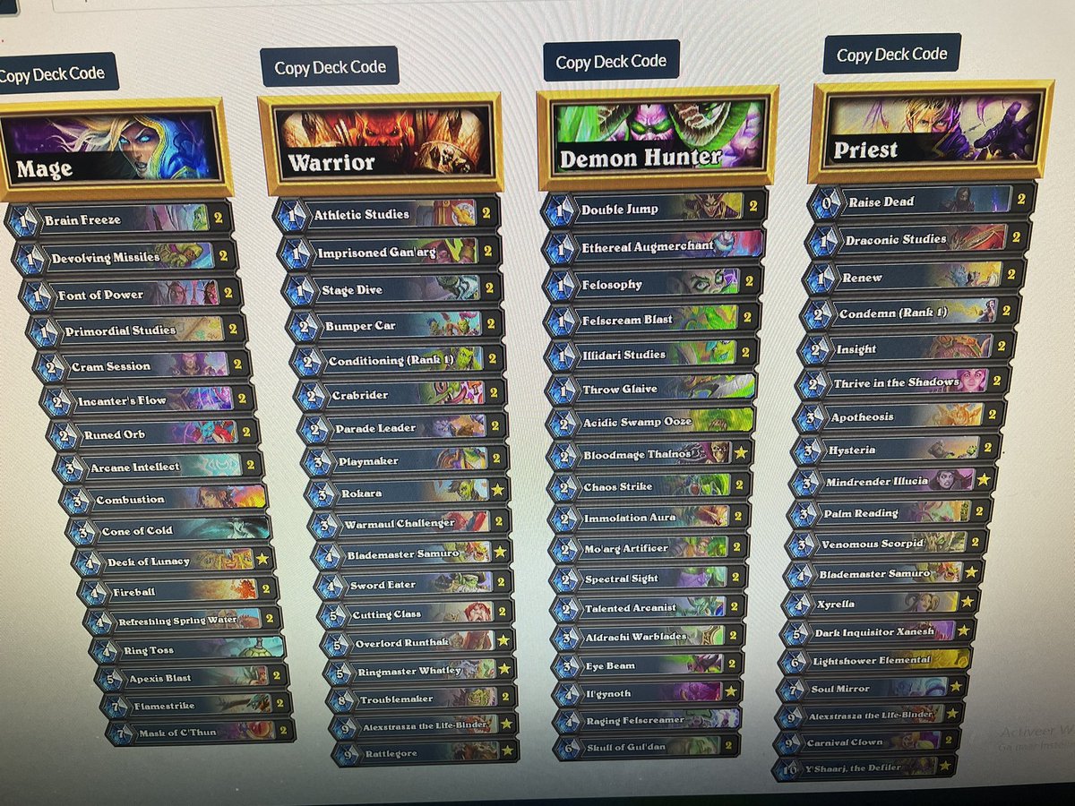 Line up Master tour Orgrimmar, Lets Clown our way to the top!