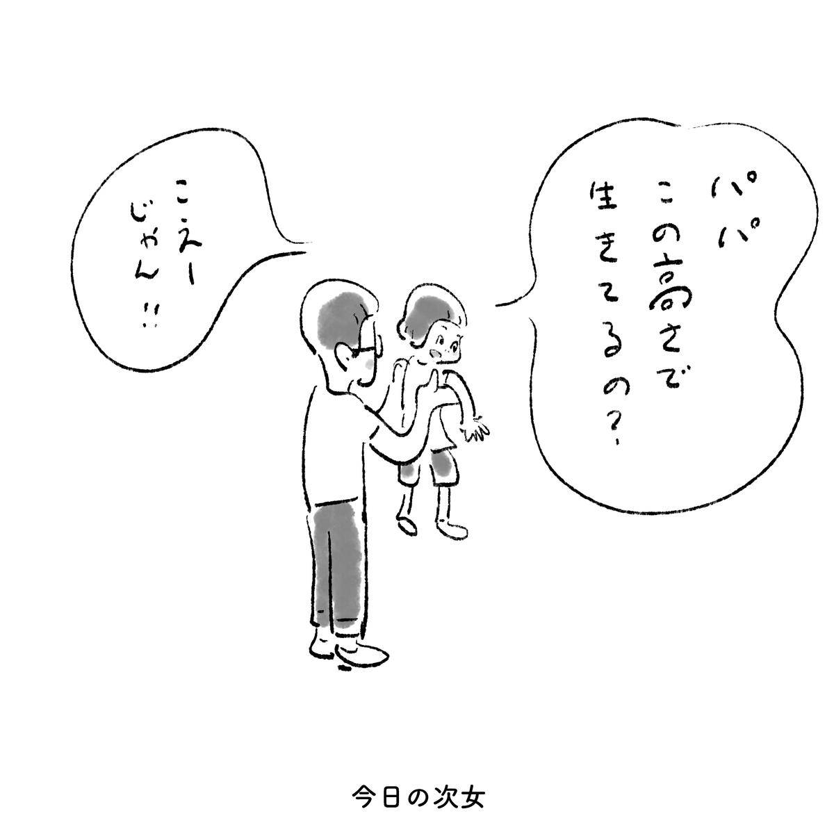 今日の次女 