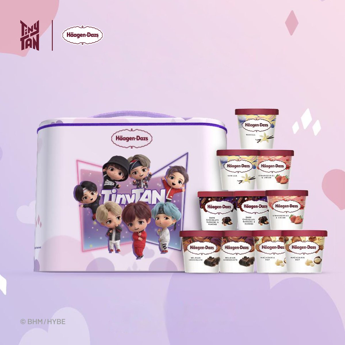 [April 2021] Newly Launched Licensed Products!TinyTAN | Häagen-Dazs Minicup Party Pack available in Malaysia