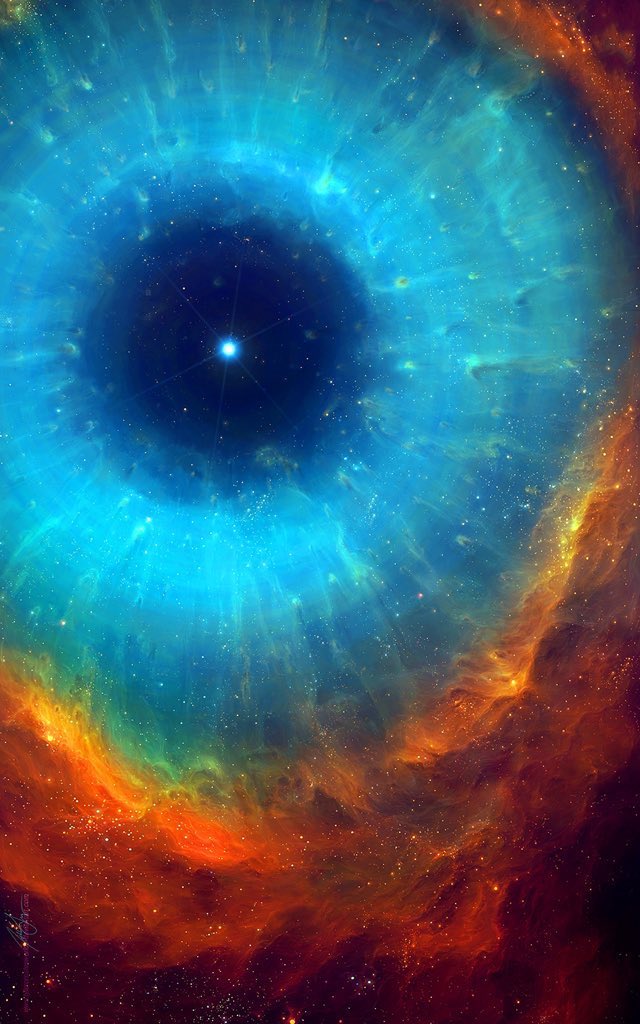 Космические аномалии. Туманность Геликс. Туманность Хеликс Небула. Туманность NGC 7293. Планетарная туманность глаз Бога.