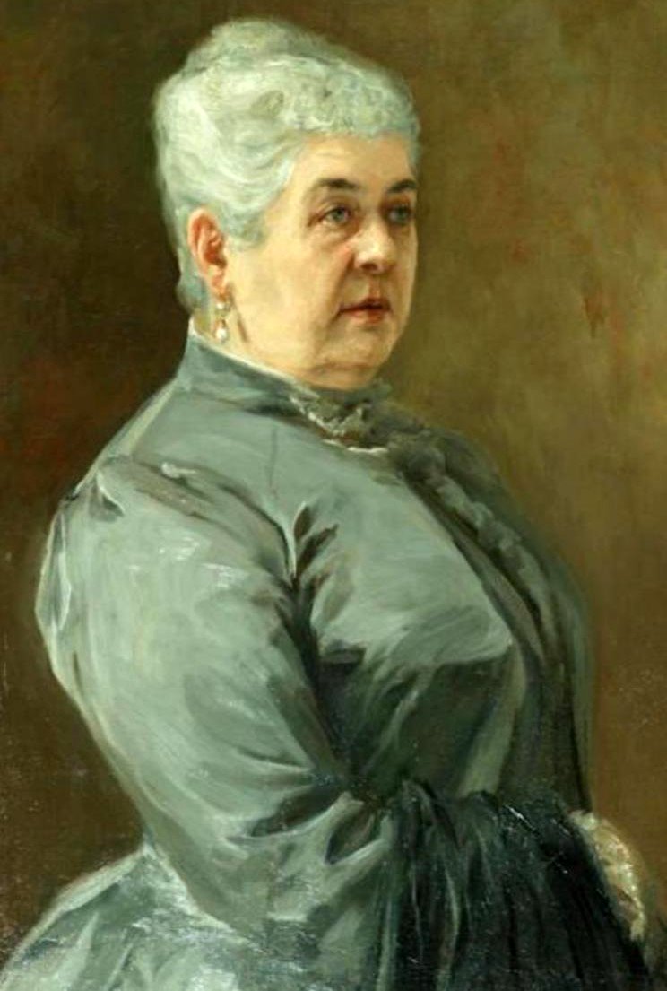 Il comptait parmi ses membres fondateurs les peintres Elisaveta Chebeko, Emilia Gauger, Elena Wrangel (oeuvre à g. ; h à dr. et b. à dr.). Tous femmes, mais de nombreux membres masculins se sont ajoutés par la suite (peintres ou mécènes).