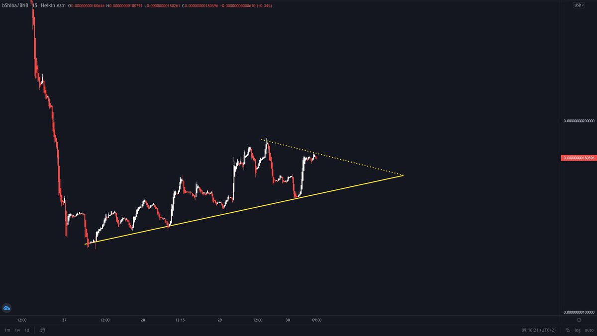 0xBackwards's tweet photo. Yes, I am still in $bSHIBA. 

Stupid? Maybe.

Still not dead? No.

Will it pump? Maybe.

Rug or 1000x? Yes. https://t.co/WBj9957LF7