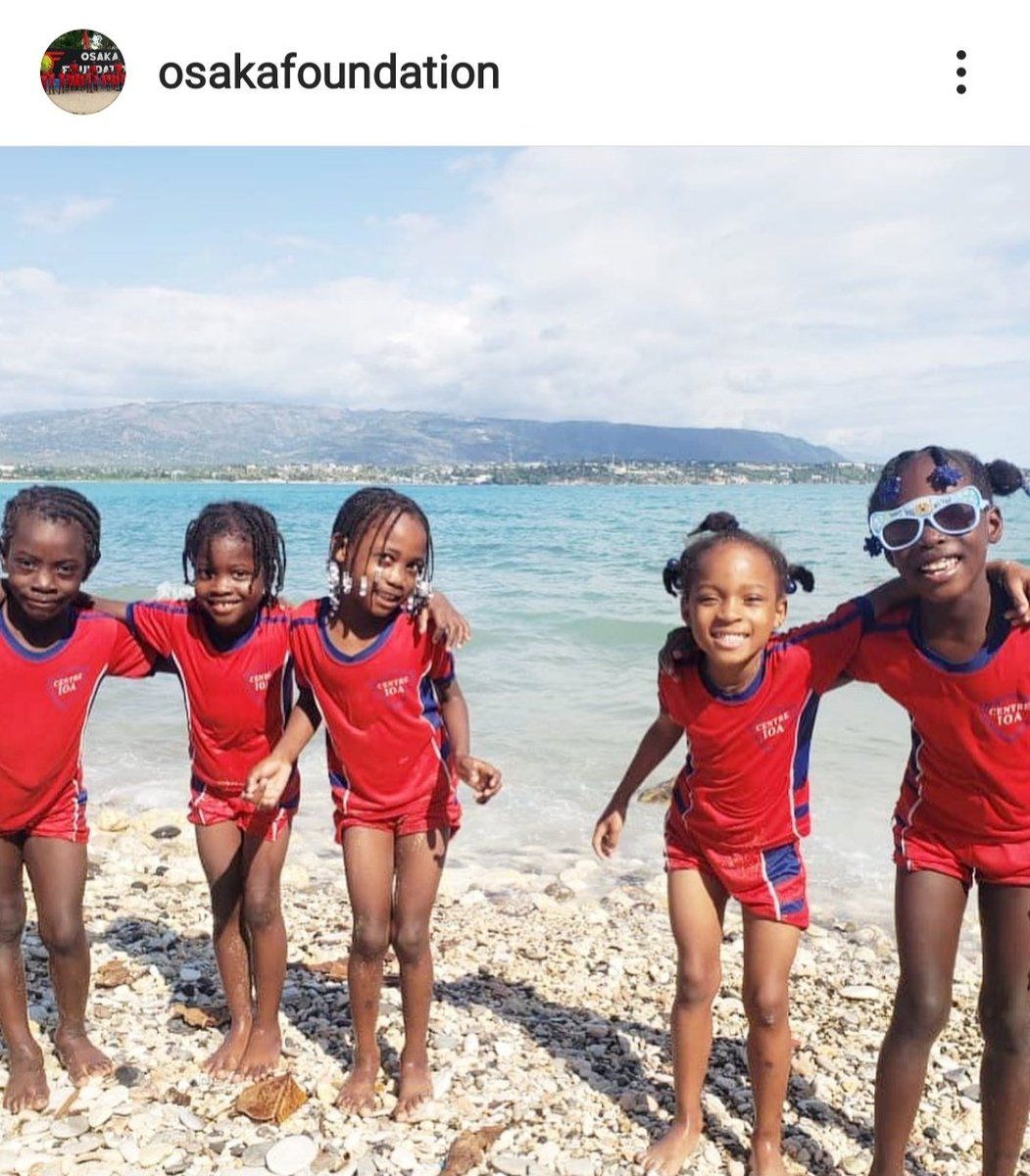 marszipanx's tweet image. I just think Naomi Osaka's Foundation in Haiti needs more Attention.

Like they're building tennis courts, classrooms, and sending kids to study abroad.