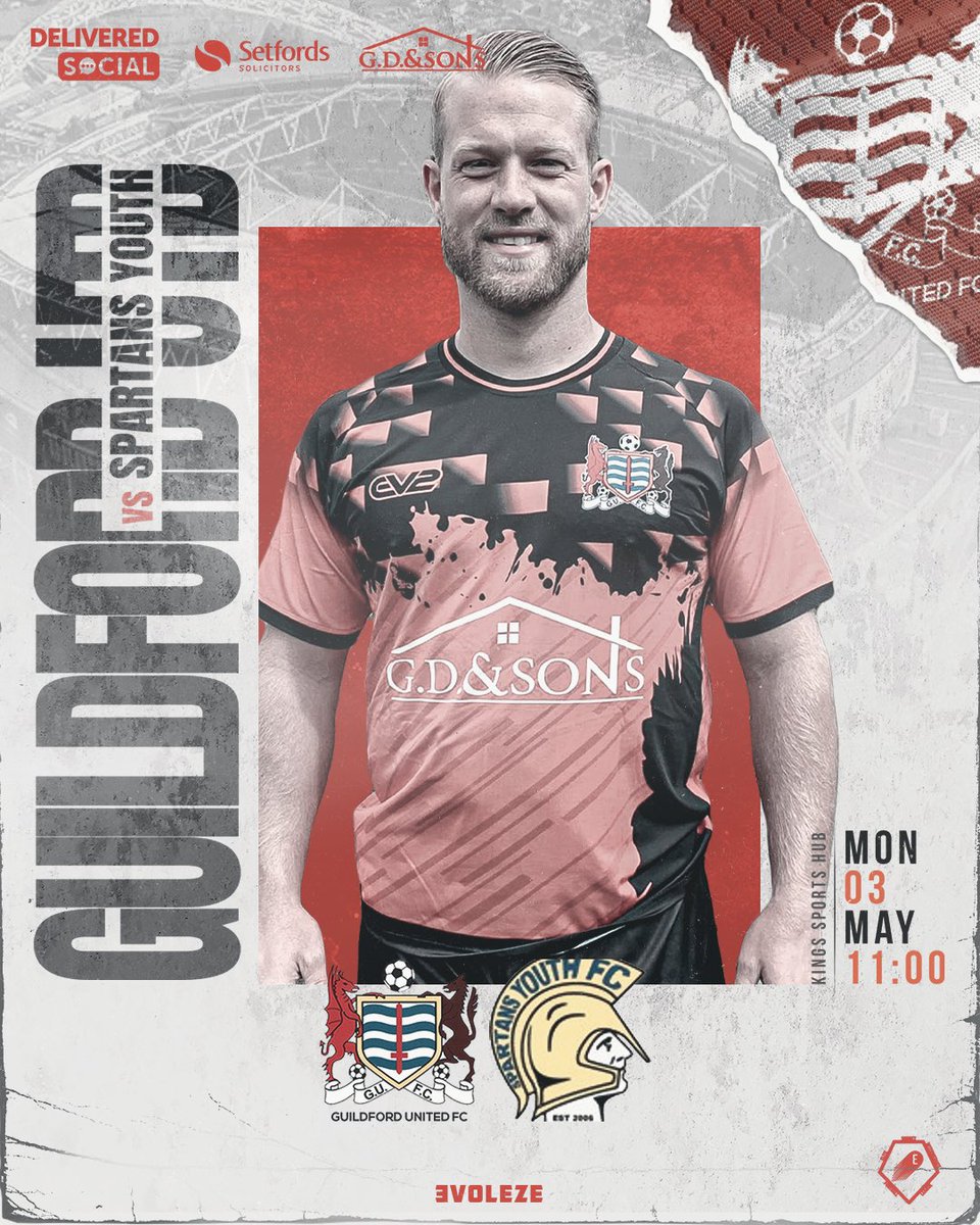 GuildfordUnited's tweet image. 🔶BANK HOLIDAY FIXTURES⚫️

Sat 1/5/21
1st team at home v @Merrow_fc 3pm ko
Reserves away to @UoSFC 2pm ko

3/5/21
1st team at home v @SpartansYouthFC 11am ko