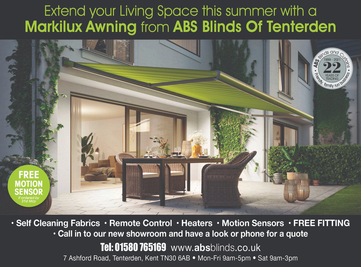 Make the most of your garden this summer, create a lovely outdoor dining area with one of our Markilux #awnings . Free motion sensor available until end of May!