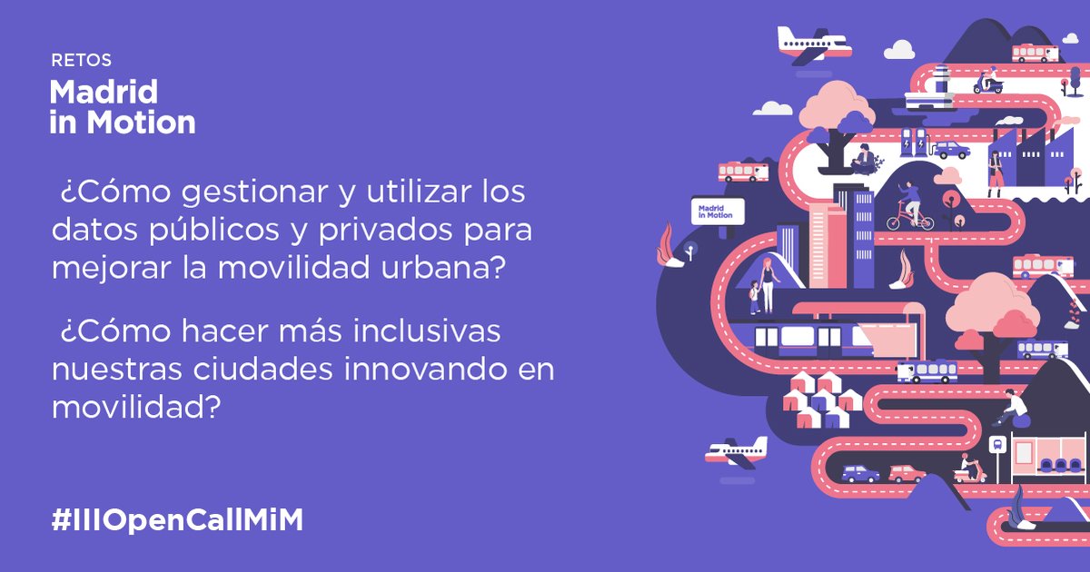 MadridMotion's tweet photo. 📢 ¡Buscamos #startups! ¿Te atreves a hacer frente a algunos de los retos que proponen @Naturgy, @santander_es, @EMTmadrid o el Ayuntamiento de @MADRID? Descúbrelos aquí. ➡ https://t.co/h05jgkFeC0 https://t.co/weI0453gjv