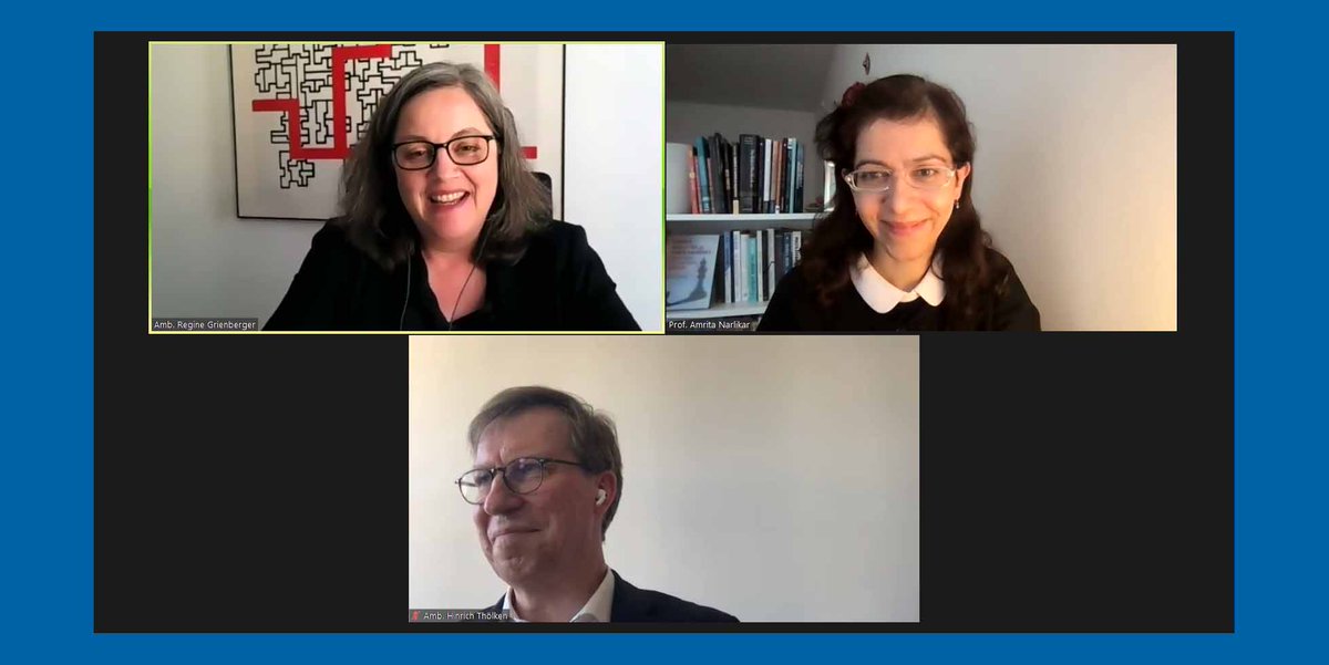 GIGA_Institute's tweet photo. Follow #GIGA’s Distinguished Speaker Lecture #DSLS on #DigitalDiplomacy & #GlobalTransformation ▶️ https://t.co/rdhyPeO9d8 Video with inspiring lectures of @GERonCyber & @GERDigitalEnvoy and discussion chaired by @AmritaNarlikar. @planungsstab #digitalisation #DigiTraL https://t.co/nAyzNlFi6t
