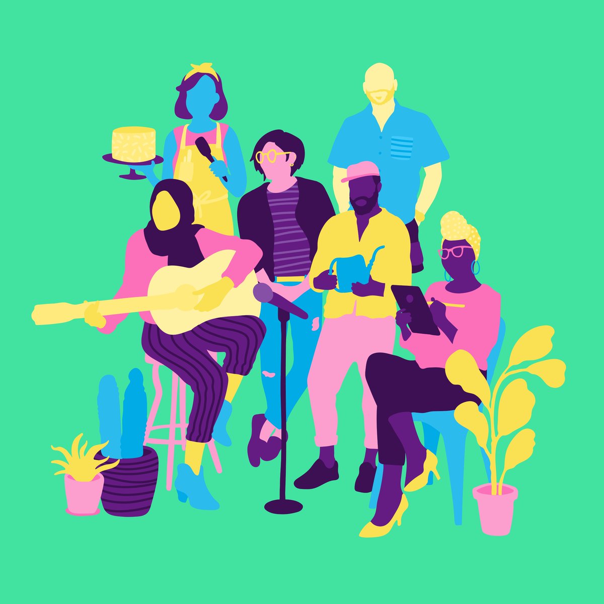 SophieElinor's tweet photo. Some recent illustrations I created for @EverymindAU, for their new Business Wellbeing website. It's a national online training platform for small business owners who are keen to promote mental health at work ✨

https://t.co/Zyft4kE4Z5 https://t.co/QArV2S09iE