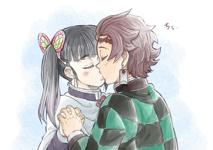 まくらさんがTwitterに投稿した栗花落カナヲ(鬼滅の刃)のイラスト。