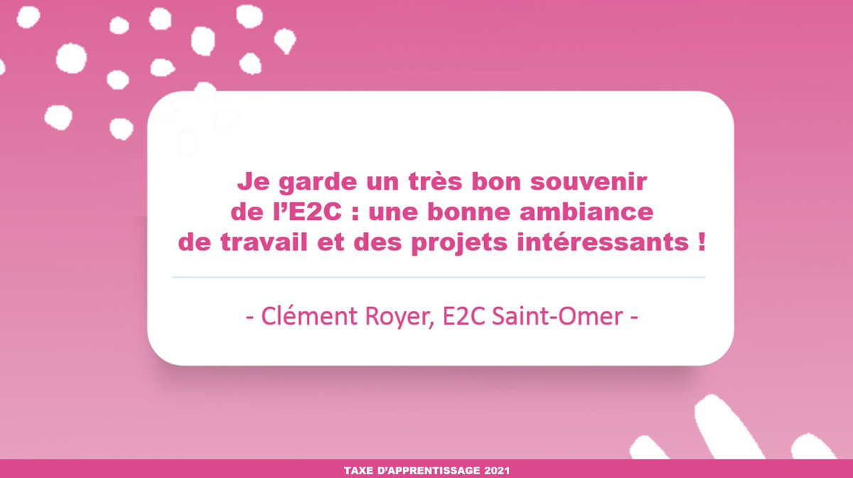 Comment? Un nouveau #ParcoursRéussi? Le #projetpro de Clément Royer était en cours de définition quand il a intégré l'E2C.

Après un stage chez @AudoExpress, en tant que Chauffeur Livreur, il a finalement trouvé un poste de chargé de clientèle en CDD à @Camaris !

Bravo Clément !