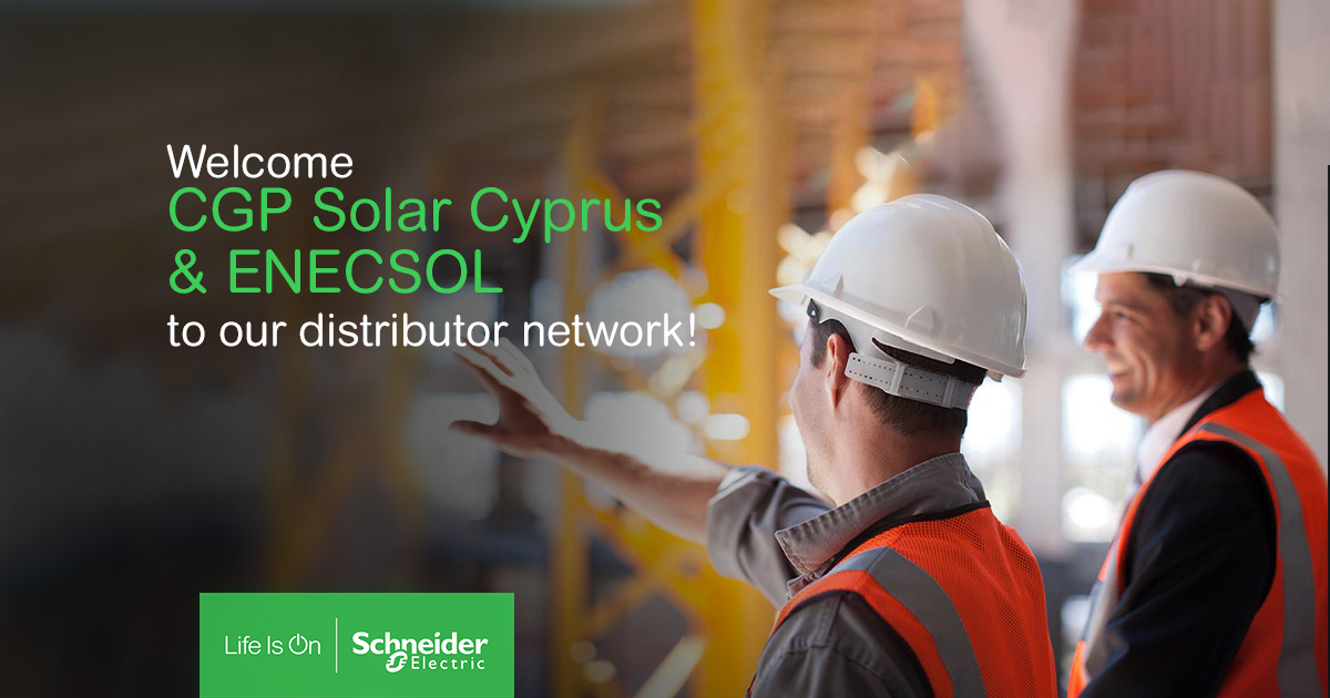SESolar's tweet photo. We're thrilled to have C.G.P. SOLAR Cyprus and ENECSOL as the newest members of our distributor network! Thanks to them, we can help more Europeans take control of their energy and thrive on clean power. Get more information at https://t.co/wy7BErkFRK https://t.co/02T9B6x3Q4