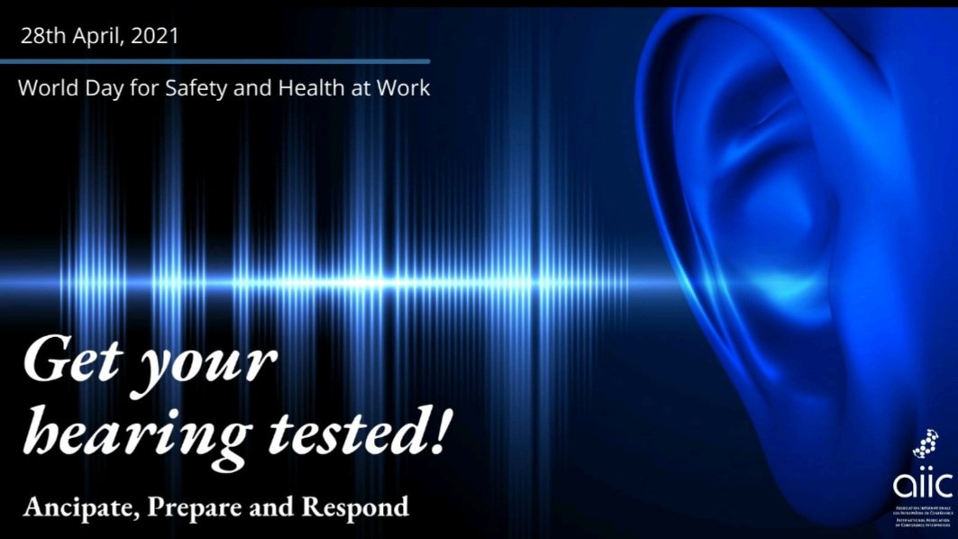 interpretiaiic's tweet image. 📢A friendly reminder to all our colleagues to have their hearing checked regularly! 
Protect your ears❗
Look after your voices❕
These two resources of the #1nt #profession are too precious to be neglected!
#SHWDay #SafeDay2021 #WorldDayforSafetyandHealthatWork #healthiswealth