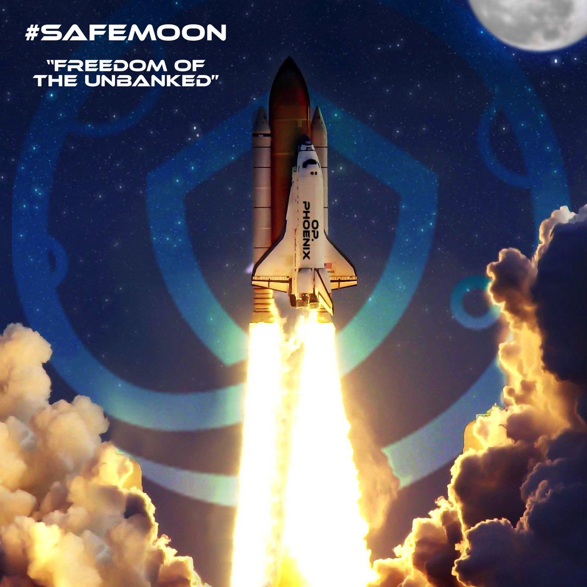 We have a team which means we have an objective... a goal... a mission. We’d hope you can see by now SafeMoon is only going one way... UP! We are the FREEDOM OF THE UNBANKED, are you coming with us to the #SAFEMOON 🚀🌕