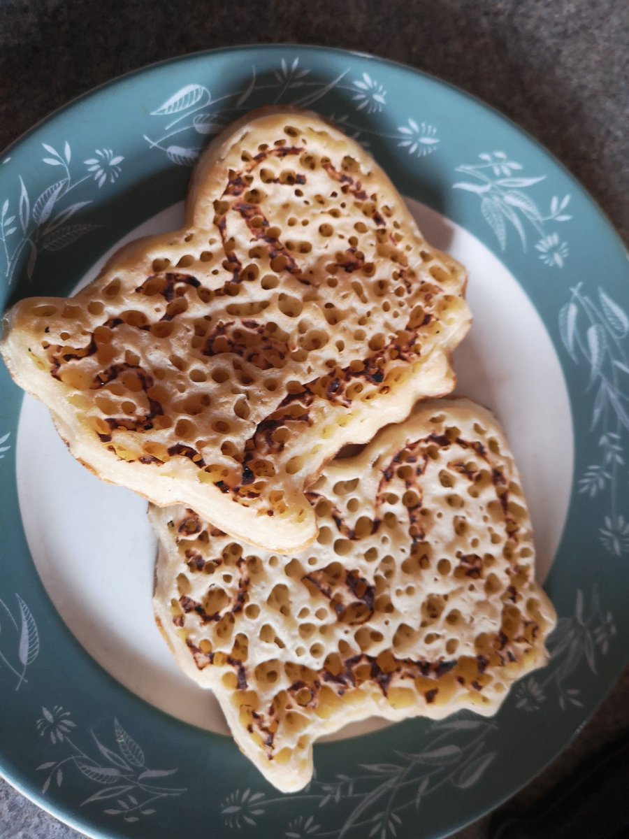 Why are crumpets trending? I don't know...but here are the greatest ones ever created because they're dinosaurs! I pretended to buy them for the kids, but it's really just because I like dinosaurs...and crumpets.