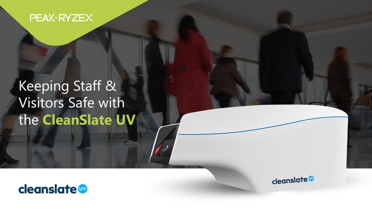 Keep staff and visitors safe in high foot-traffic entrance areas with the CleanSlate UV Sanitiser. The device can easily be used in hospitals, restaurants, offices, schools and more. 

Lean more here: peak-ryzex.co.uk/products/uv-li…

#CleanSlateUV #InfectionControl #UVLightSanitisation