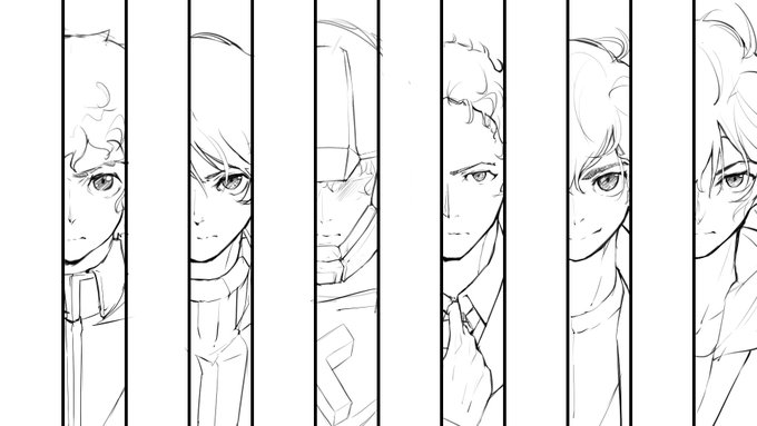 イケメン描くの楽しいその1 