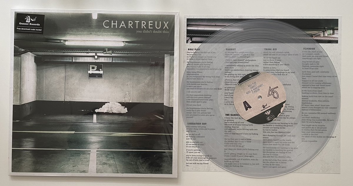 Chartreux - You Didn‘t Doubt This ( clear Vinyl Limited to 100 copies) gunnerrecords.com/produkt/chartr… #hardcorepunk #newrelease