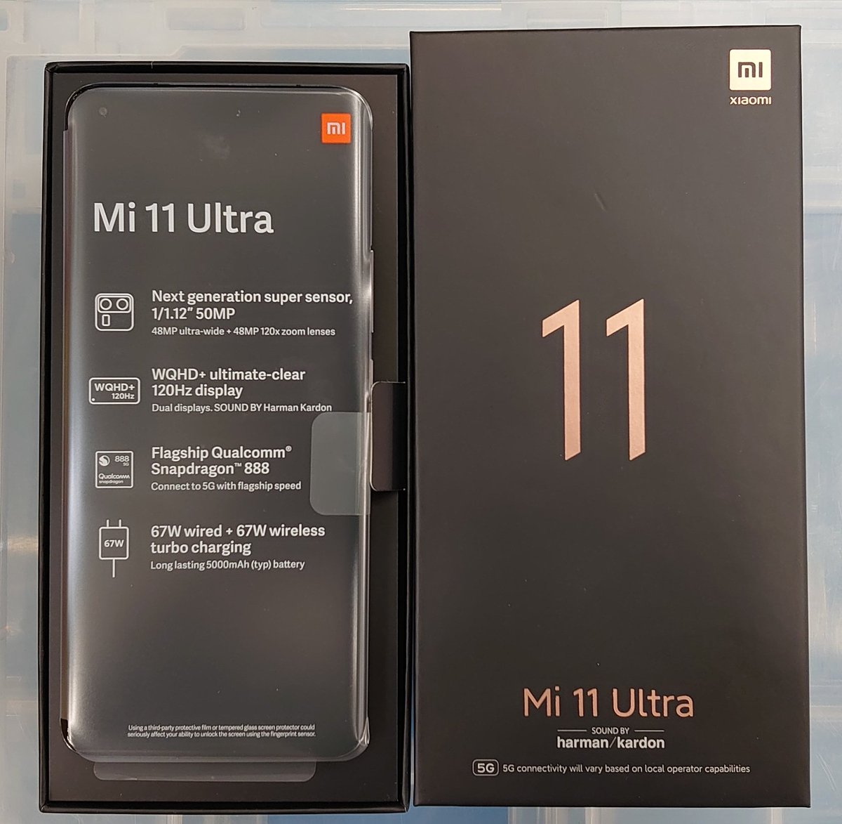 xiaomi mi11 ultra 黒 12+512G 中国版スマホ/家電/カメラ