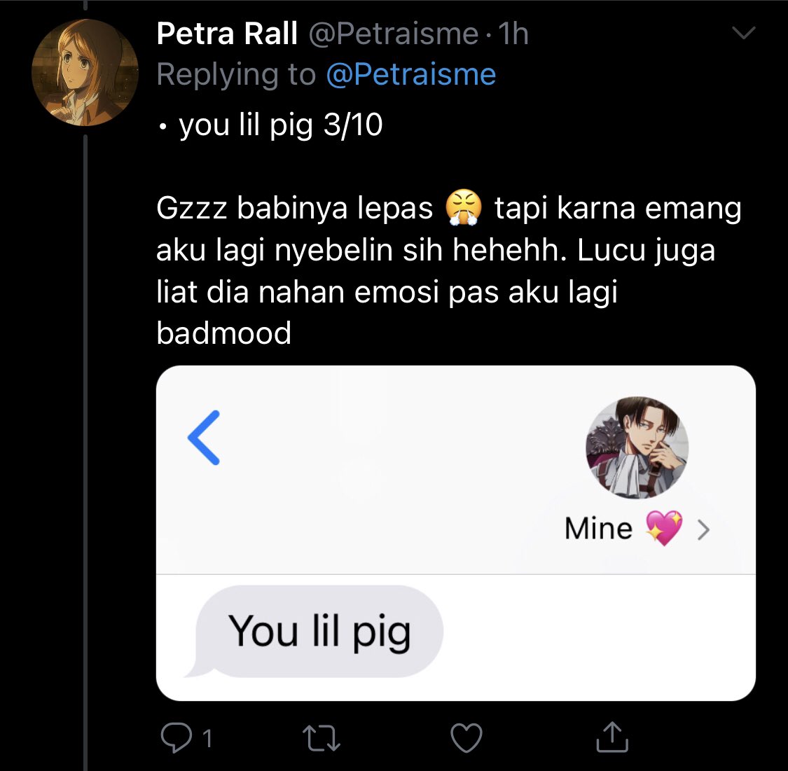 You lil pig