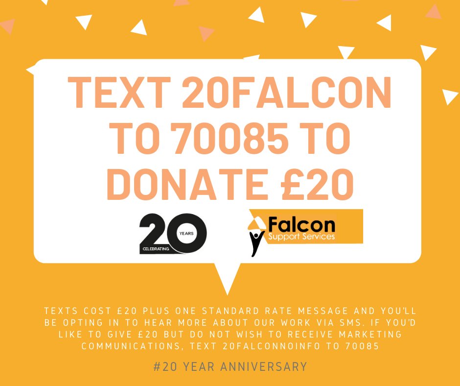 FalconSupport_'s tweet image. Kindness is Magic
Text 20FALCON to 70085 to donate £20 or text 20FALCONNOINFO if you do not wish to receive marketing communications. Texts cost £20 plus one standard rate message.
#homeless #kindness #community #charity #leicestershire