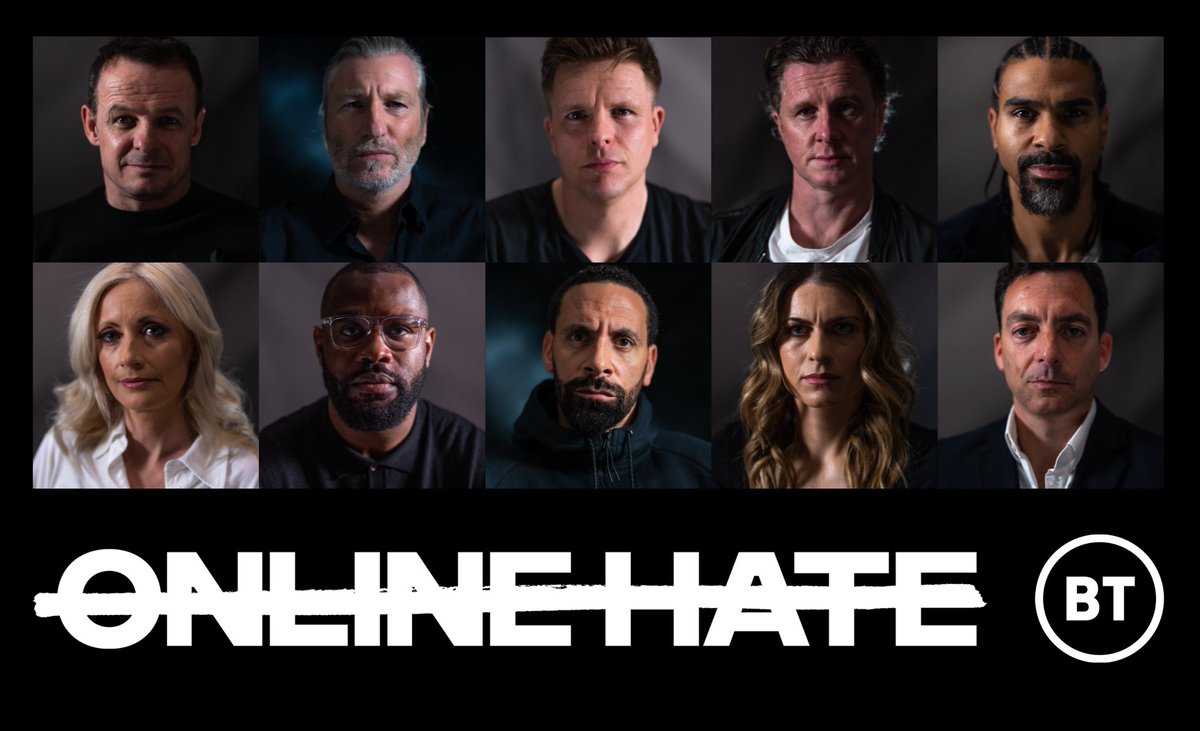 THREAD (1/11) Everyone at BT Sport stands together united against the rise of online hate and abuse across social media platforms.We all need to join forces to help create the lasting change we want to see in our online communities. #DrawTheLine