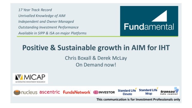 CPD Webinar: Positive & Sustainable growth in AIM for IHT. Unlocked! On demand now
brighttalk.com/webcast/18408/…
#independentfinancialadvice #financialplanning #alternativeinvestmentsmarket #businesspropertyrelief #taxefficientinvesting