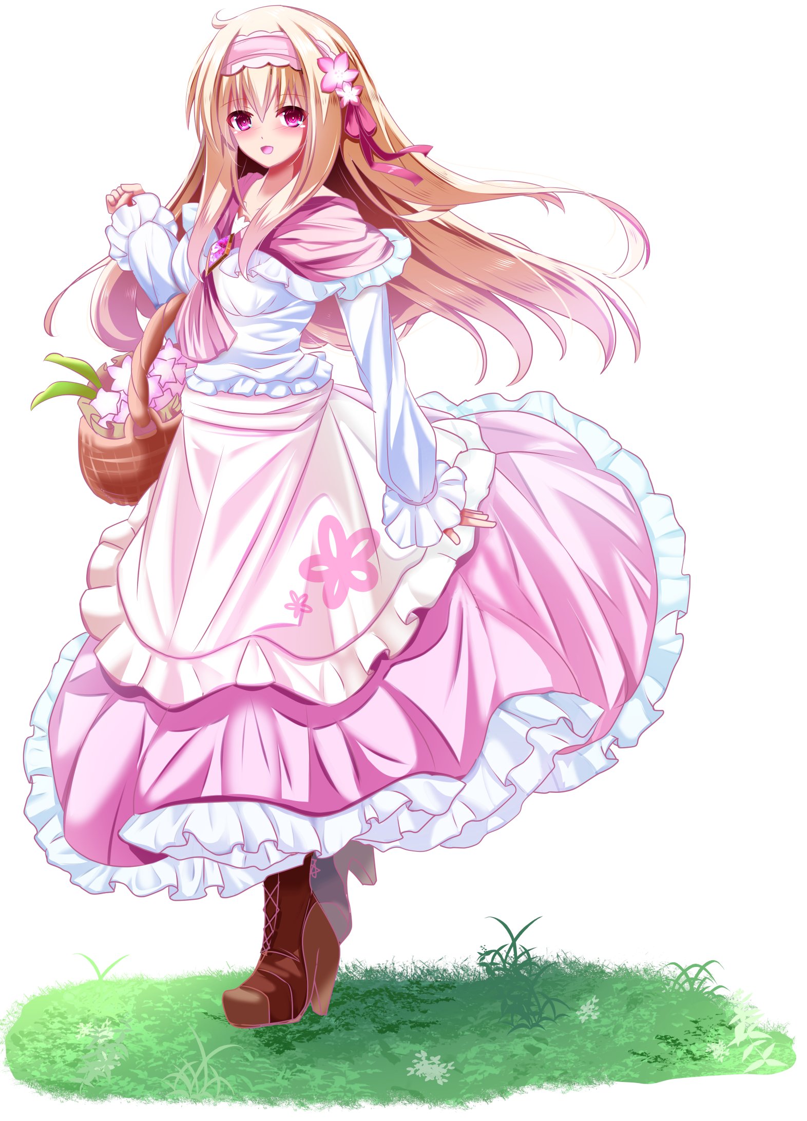 雨月レイ 商業案件受付中 オリジナルの村娘系女の子 完成しました イラスト完成 T Co Wex428lib2 Twitter