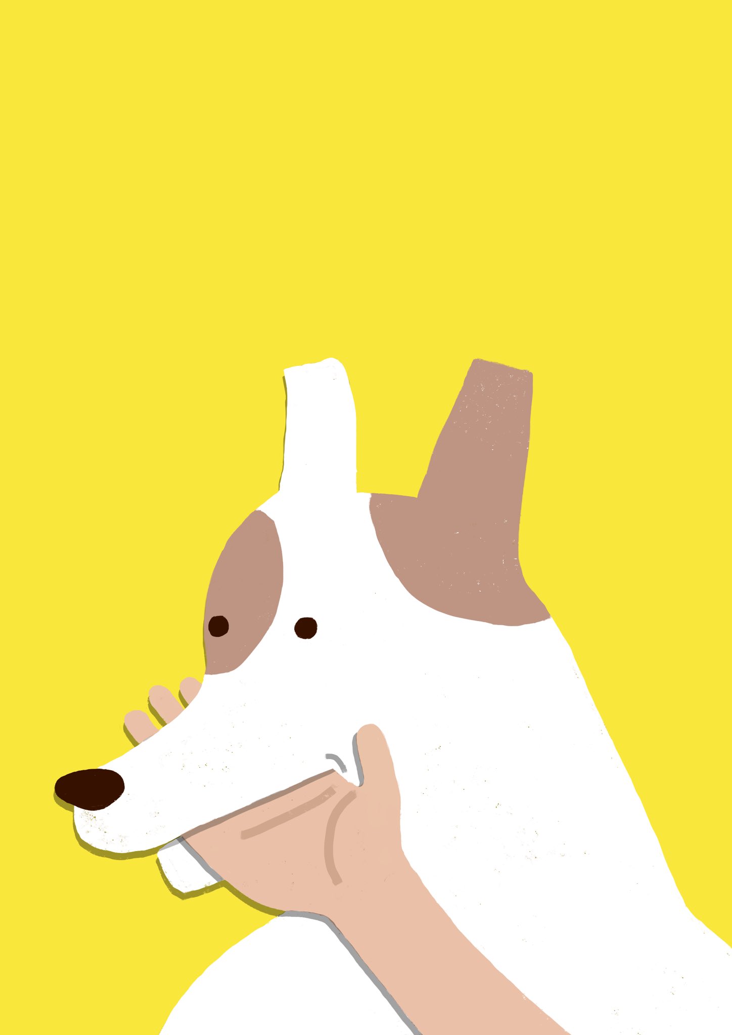 よしださやか イラストレーター 093 飼い犬に手を噛まれる イラスト 1日1絵 よしだの100枚絵 100日間100枚イラストチャレンジ Illustration T Co Me2vnyiorb Twitter