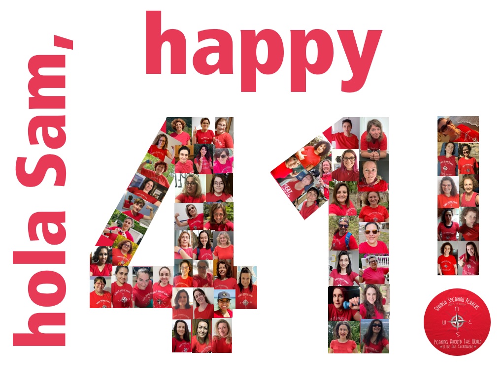 Marta10Simon's tweet photo. Feliz Cumpleaños @SamHeughan!! The #SpanishSpeakingPeakers wish you have a wonderful day, we acceped your challenge to run/walk 5k, later we will do the burpees in your honor ❤️❤️❤️
#MPC2021
#sambirthday https://t.co/KoiUtoHXoB