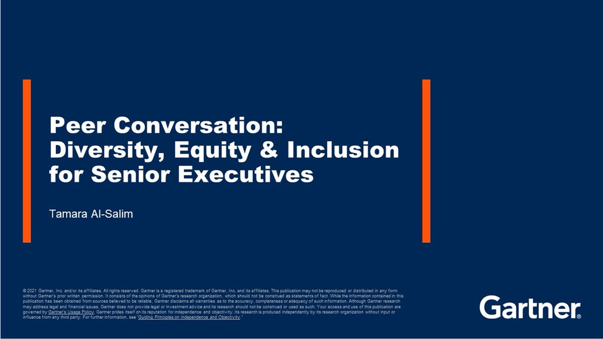 The #GartnerIAM EMEA summit this year was virtual. And I lucked out to be part of <a href="/WomeninID/">Women in Identity</a> and end up participating this year. Looking forward to the America’s summit in May. #diversity #equity #inclusion