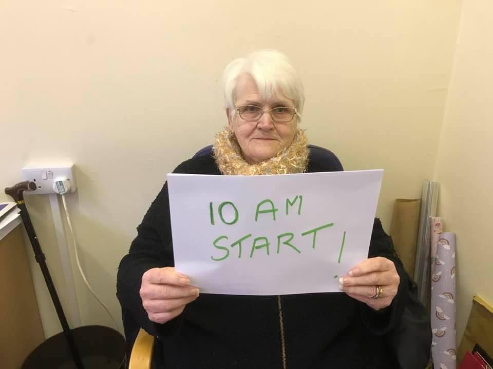 Good luck with your 100 minute silence today Pat! #CaptainTom100