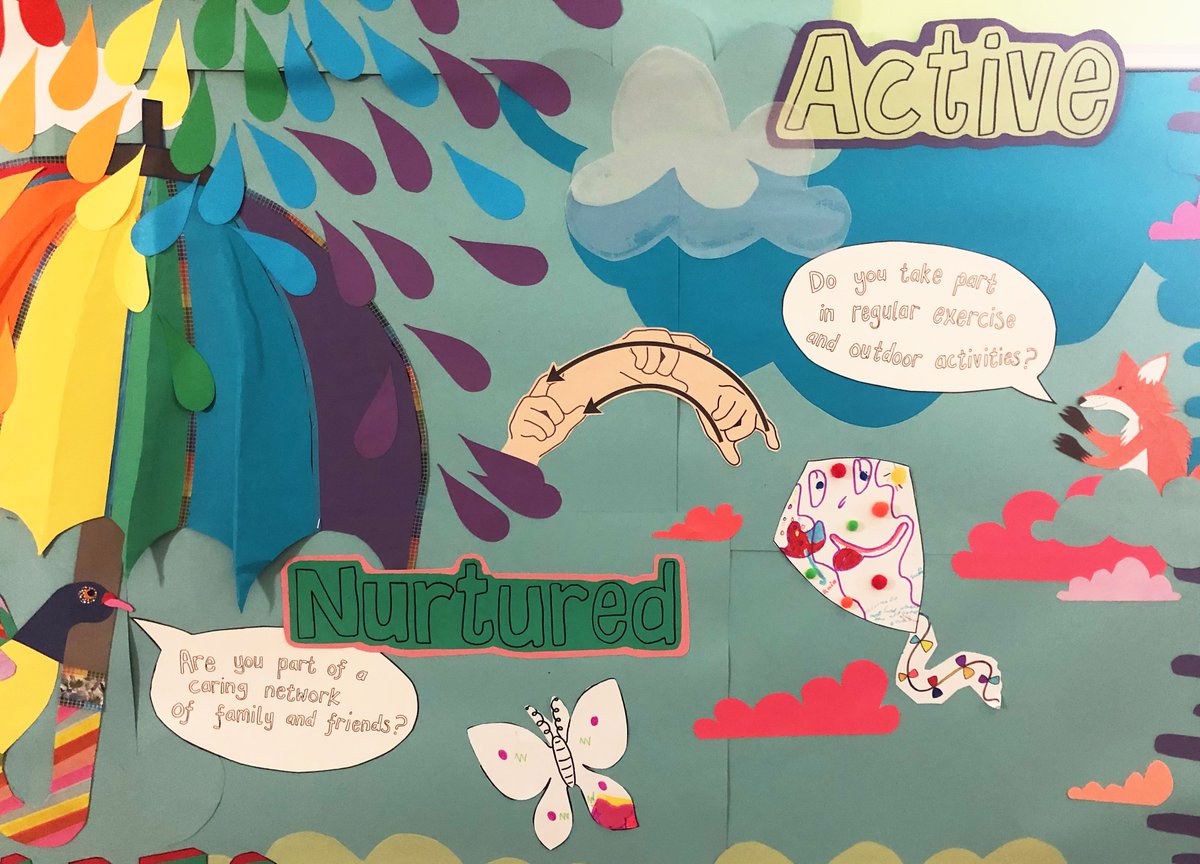 'The activities I enjoyed were kite decorating!' - 10 year old Zahara We ❤️ that through our remote activities the Children @WhippsCrossHosp Acron Ward are able to contribute to our display 'Up Up and Away!'