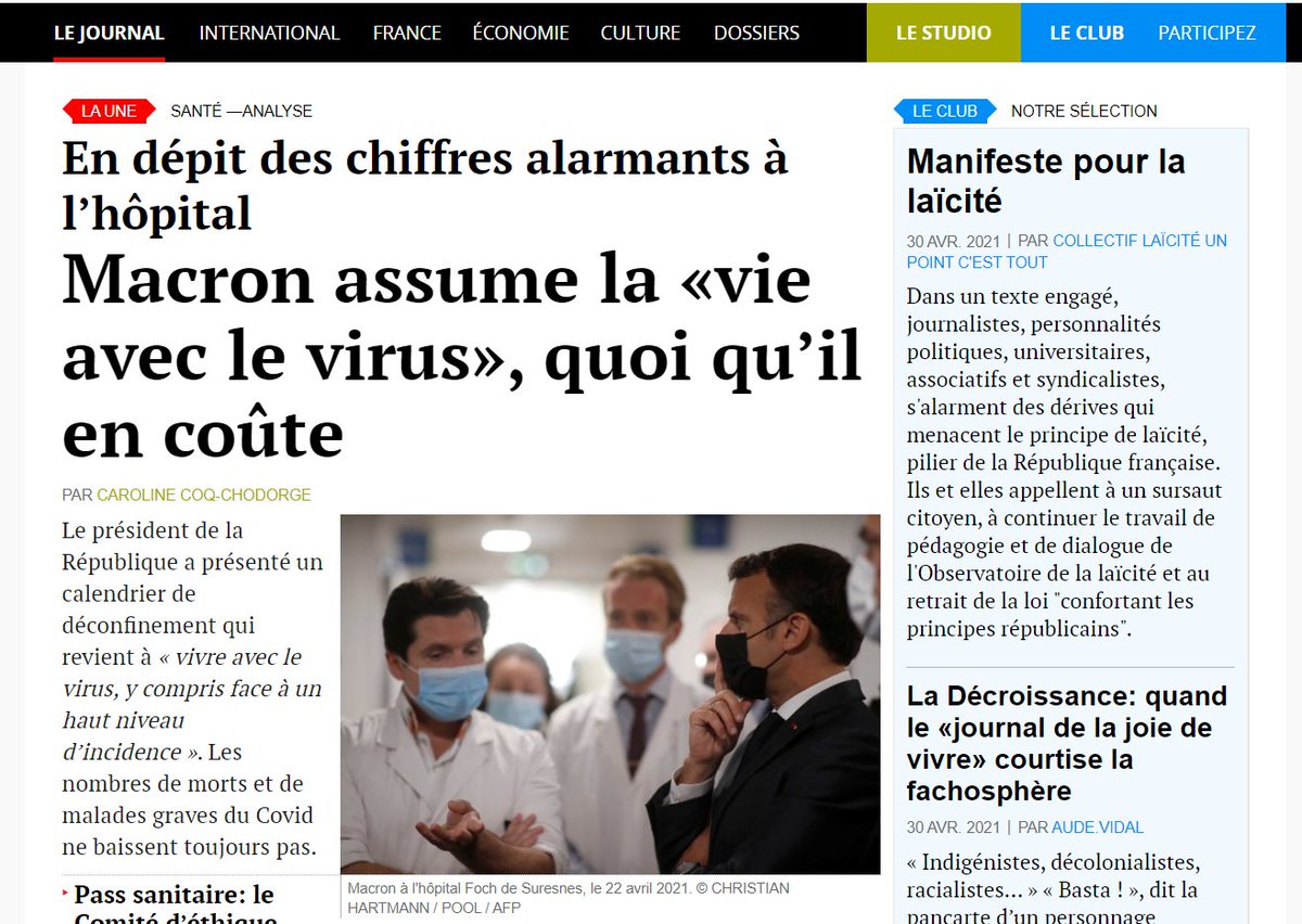 Retrouvez aussi notre Manifeste pour la laïcité sur le Club de Médiapart et en Une de la page d'accueil aujourd'hui, merci <a href="/MediapartBlogs/">Mediapart, le Club</a> :)

blogs.mediapart.fr/collectif-laic…