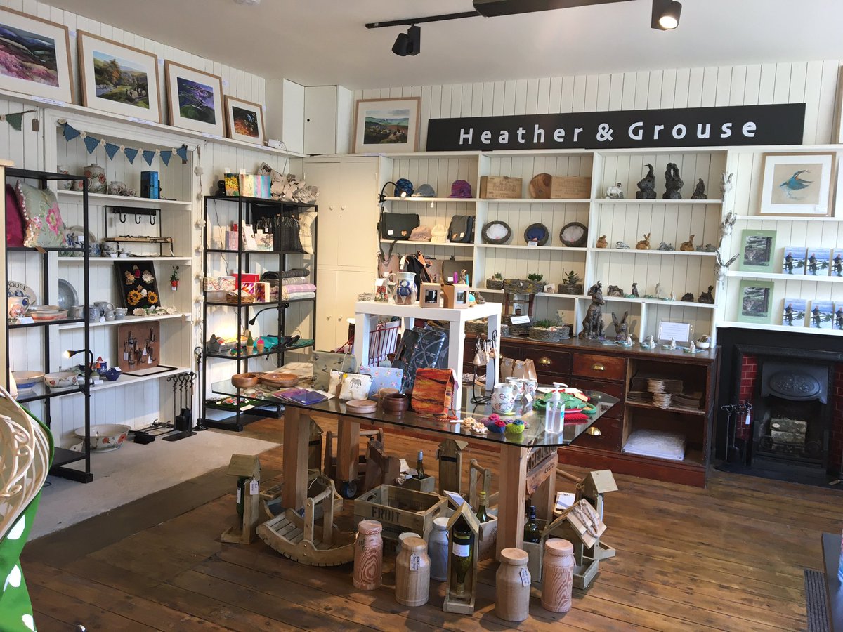 Heather &amp; Grouse is a lovely new shop in Askrigg. #shoplocal #artisan #crafts