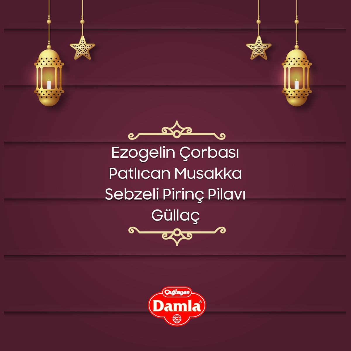 Hafta sonu iftar menüsü Damla’dan, keyifli iftar sofraları sizden!
#DamlaBakliyat #MutfağınızınDostu #SeninLezzetin #BaşkaBirYol #GüvenilirLezzet #DamlanınLezzetleri #fit #sağlıklı #sağlık #sagliklibeslenme #n11 #trendyol #hepsiburada #Ramazan