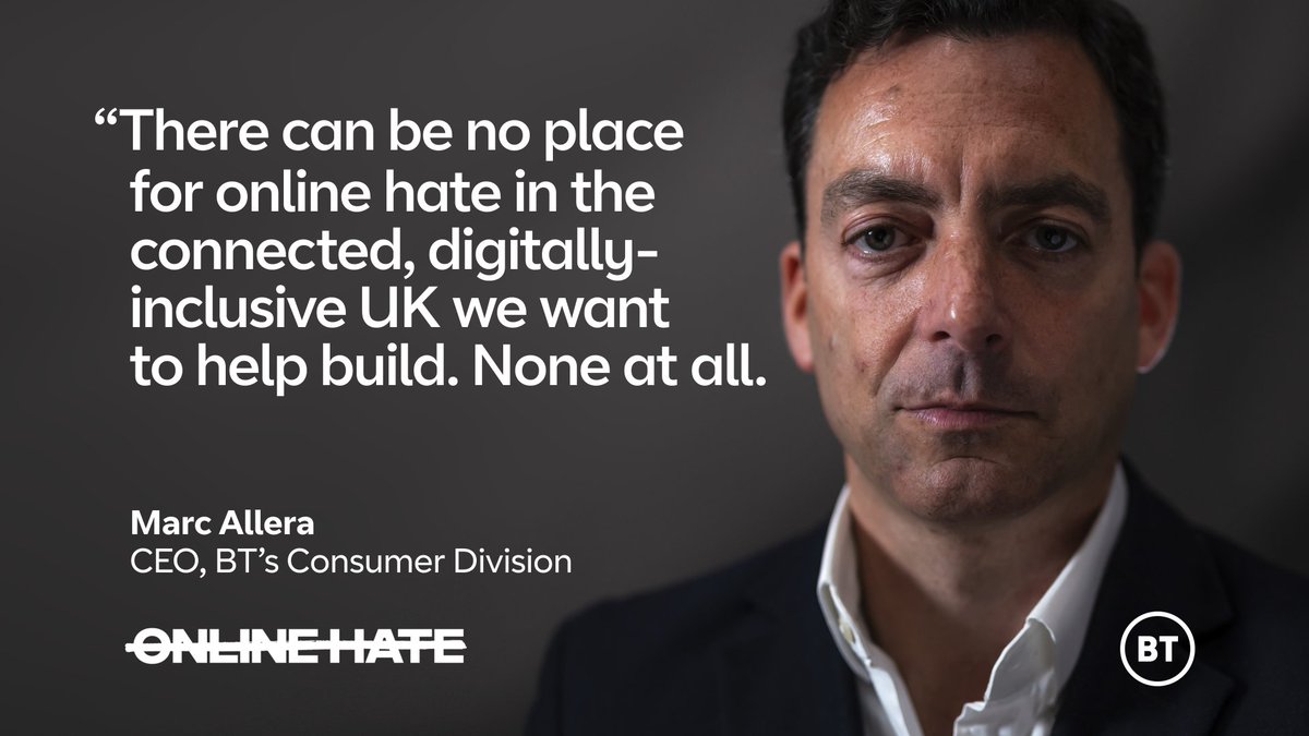 THREAD (7/10) "For too long we have just accepted that hate online is the norm.“There can be no place for online hate in the connected, digitally-inclusive UK we want to help build. None at all." #DrawTheLine