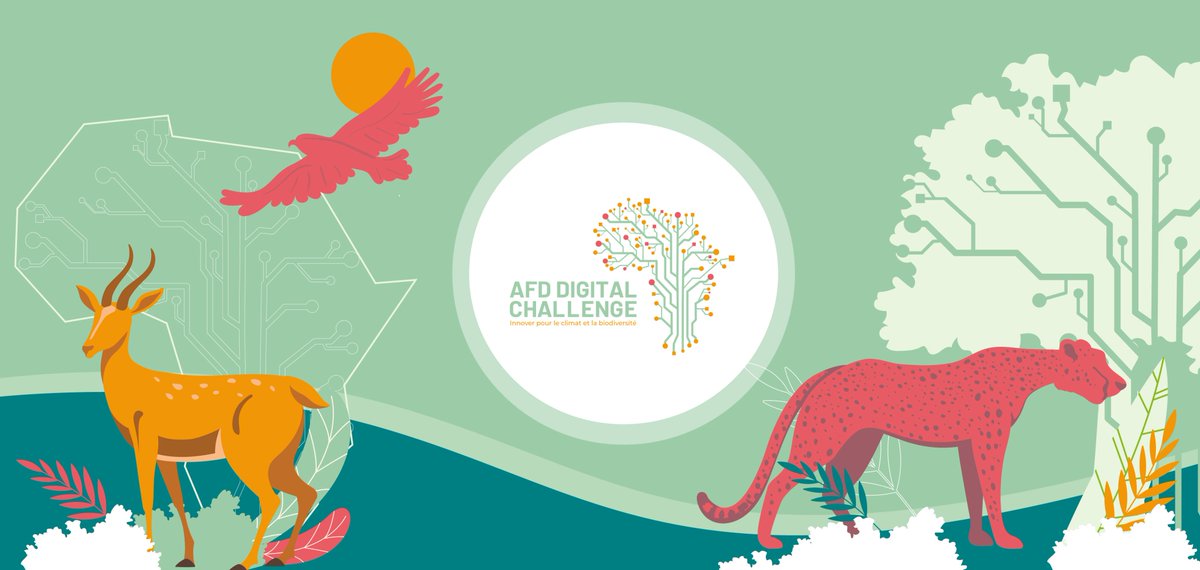 📢5ème édition du concours #AFDDigitalChallenge : "Innover pour le #climat et la #biodiversité"
🌱Vous portez un projet #numérique qui contribue à la protection du climat et de la biodiversité en #Afrique ? 🌍
Postulez jusqu'au 26/05 ! Informations ➡️bit.ly/3vsvylo