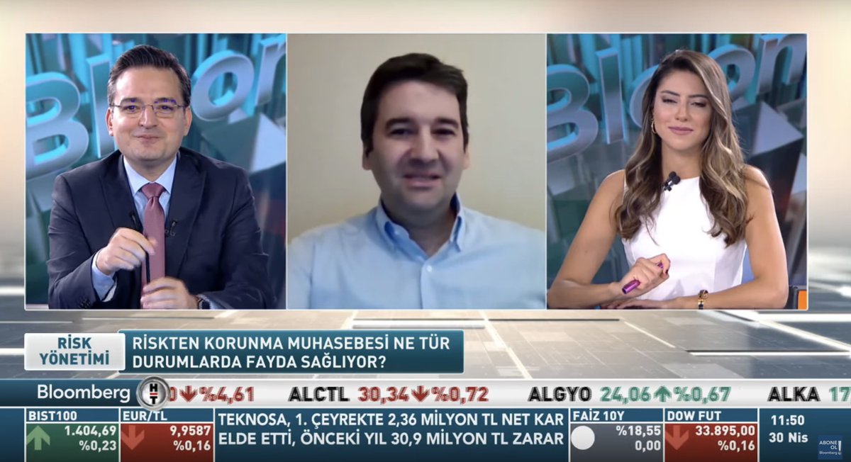 Kurucu ortağımız Mehmet Aras Orhan <a href="/BloombergHT/">Bloomberg HT</a> Risk Yönetimi programında Hedge Acccounting'in inceliklerini anlattı. 📺