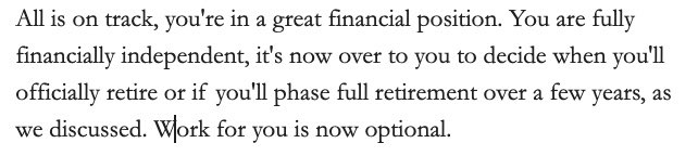 Love sending these emails to clients. 8 years in the making. 🙏 #TheGoodWeDo #FinancialPlanning #StickToThePlan @MetisIreland #StickWithThePlan