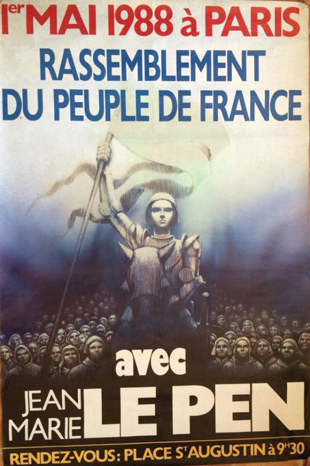 29) Notons aussi qu’en bon héritier de Pétain, le Front National a mené son hold-up sur le premier mai.