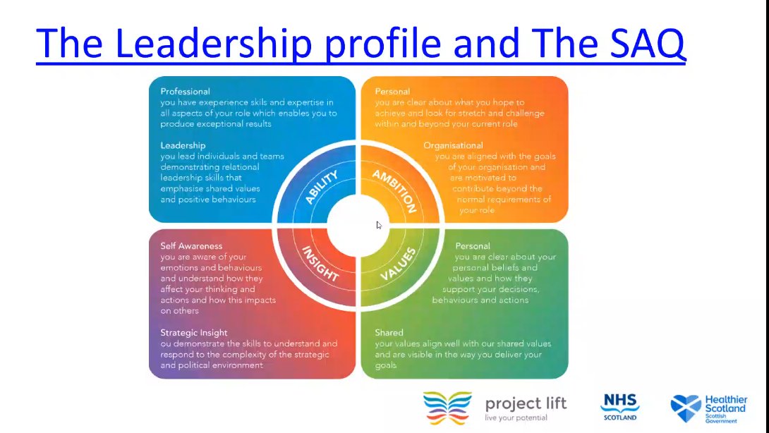 Leadership development talk supported by Project Lift presented by @davidliftscot. #FitFortheFutureFitForLife #EssentialPracticeDevelopment #ClinicalGovernance #Leadingthroughcovid