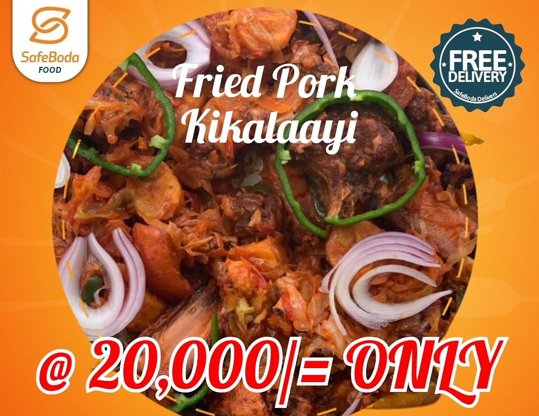 🍲 @verseone2020 is taking orders for Friday lunch deliveries! Allow @SafeBoda to bring you a delicious Fried Pork, with no delivery cost.
@Nzazichristine2 @KallyasL @MimiAkiiki @araalimonday2 @izaaklogic @muganzi_vip @Cinzia_256 @TomanyaX @Nikondtony @MathewMugenyi @TheodrineT