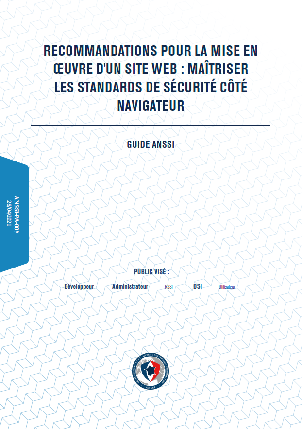 [#VendrediLecture] 📘🖥️ Vous mettez en œuvre un site #web ou faites usage d’une offre commerciale pour la réalisation ou l’hébergement de celui-ci ?
L’ANSSI vous accompagne pour maîtriser les standards de sécurité côté navigateur. #cybersécurité #SSI ⬇️
ssi.gouv.fr/securisation-s…
