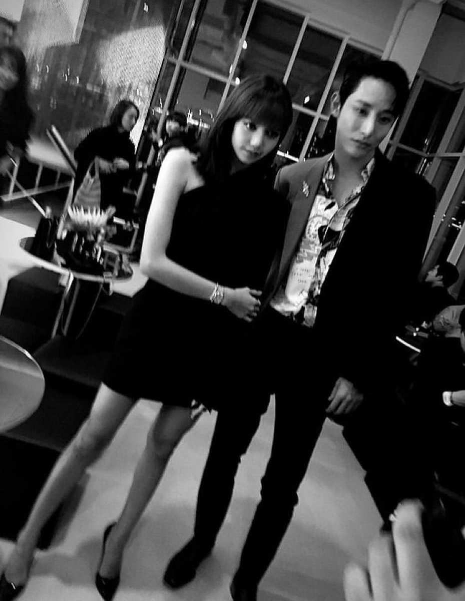 lisa and actor lee soo hyuk