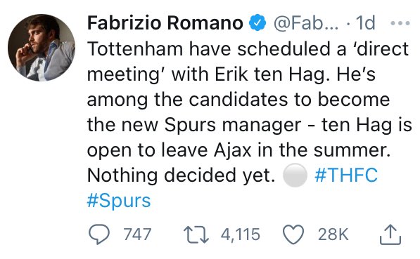 RT @PatrickTimmons1: One day apart. The Spurs interest was the final straw. https://t.co/4Eoxnepvcu
