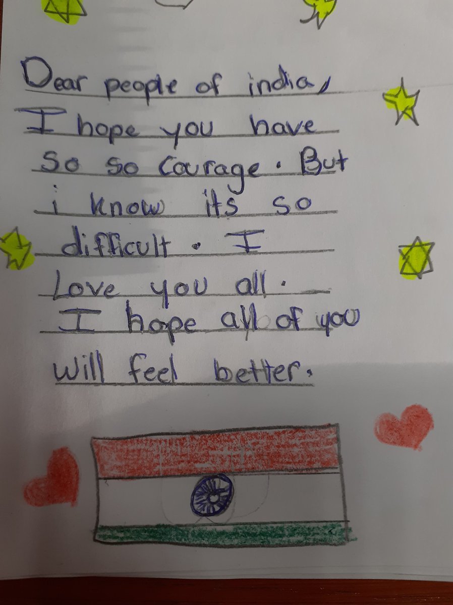 MaltaInIndia's tweet photo. We are truly overwhelmed by the messages from the children of the Primary School of MGARR, MALTA to  beloved INDIA.
Thanks to the Assistant Head of School Ms Maria Borg Vella and all the teachers. https://t.co/SE6s7j8MXi